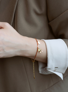 ZOXI本命年小马手链红绳不掉色女