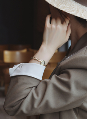 ZOXI不掉色情侣款手链个性精致