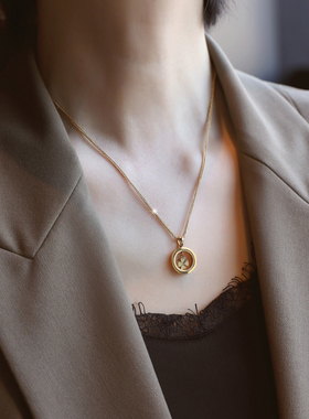 ZOXI不掉色四叶草项链女款配饰