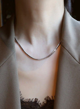 ZOXI不掉色时髦蛇骨链钛钢爆款