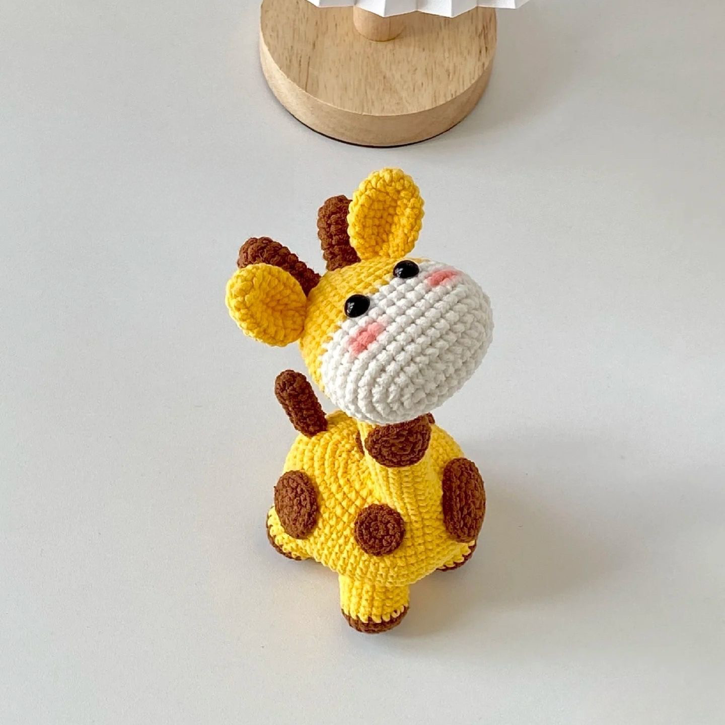 diy钩针毛线编织长颈鹿玩偶挂件材料包长颈鹿钥匙扣送朋友小礼物,淘宝优惠券,粉丝福利购,淘宝优惠卷