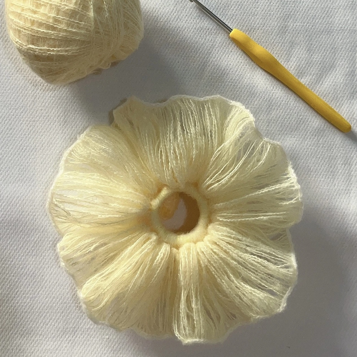 马海毛发圈发绳钩针毛线手工编织diy材料包钩织礼物头绳大肠发饰,淘宝优惠券,粉丝福利购,淘宝优惠卷