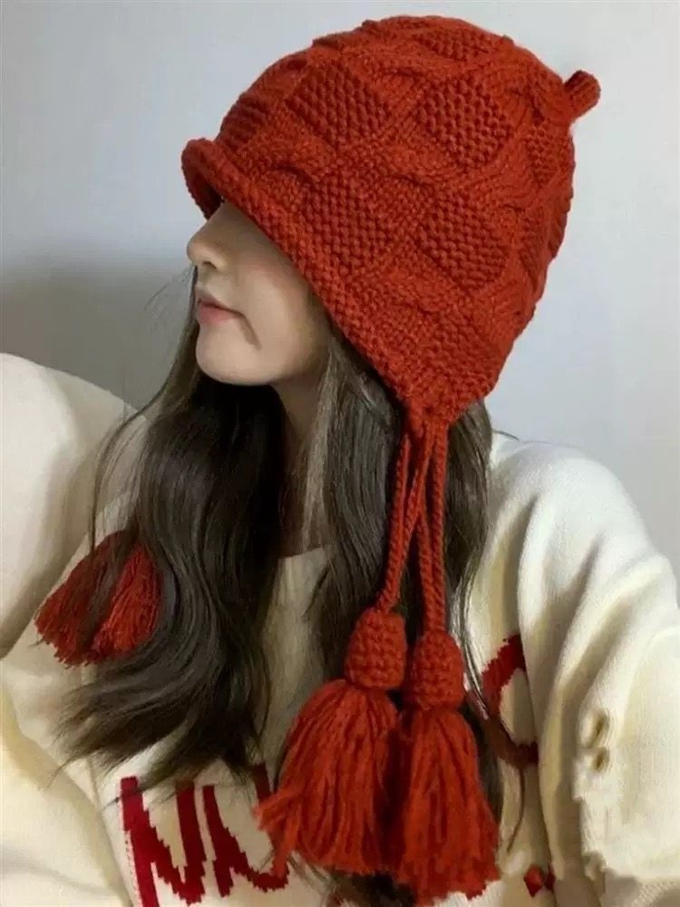 毛线手工编织水母星星帽猫耳帽钩针diy材料包圣诞礼物自制送女友,淘宝优惠券,粉丝福利购,淘宝优惠卷