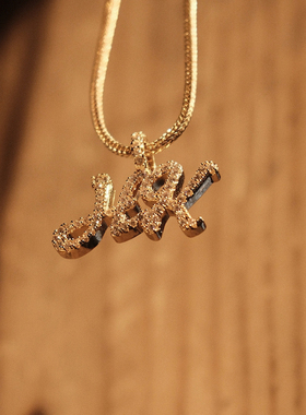 HYPERKILLERHK手写体项链