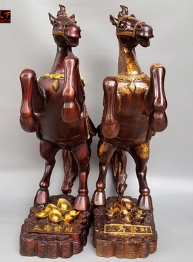 全铜马元宝马生肖马大号立马家用办公室装饰工艺礼品摆件定做