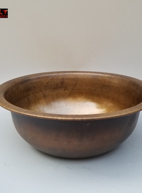 加厚手工黄铜盆结婚双喜特大号