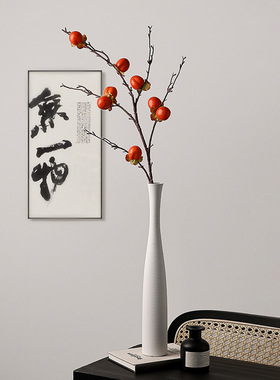 贝汉美禅意玄关装饰摆件迎客松花瓶入户壁龛家居装饰品艺术高级感