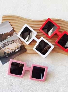 2024时尚个性方形小框太阳镜女街