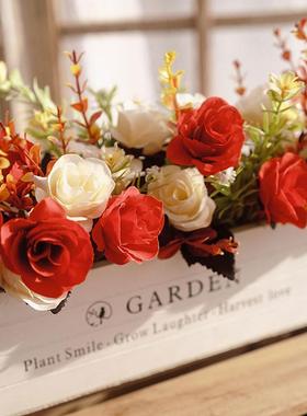 仿真植物盆栽蝴蝶兰套装