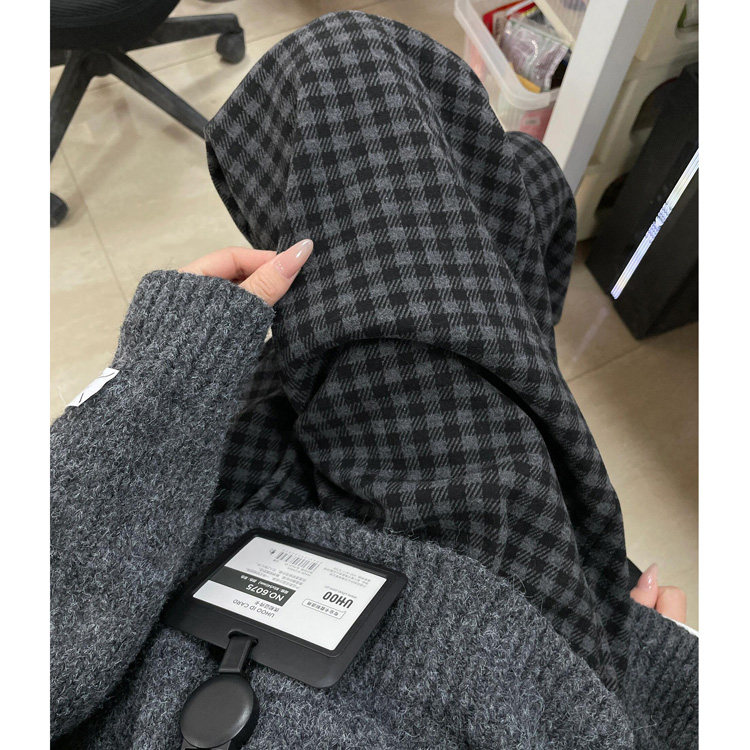 加绒格子休闲裤女大码秋冬2025新款胖妹妹mm宽松显瘦窄版阔腿裤子,淘宝优惠券,粉丝福利购,淘宝优惠卷