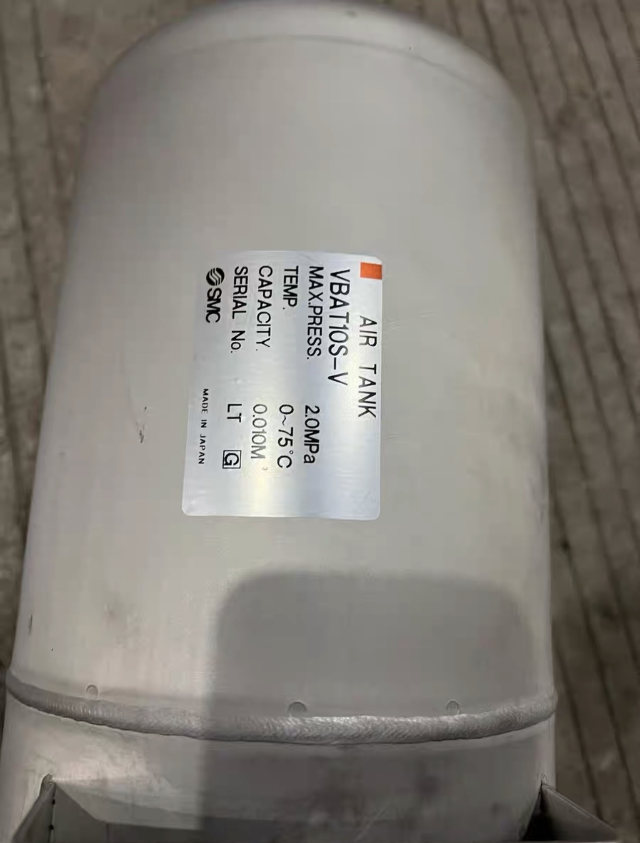 议价SMC储气罐VBAT10S-V 拆机实拍，10升议价 - 图2