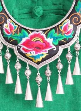 民族风仿苗银复古舞台表演项圈