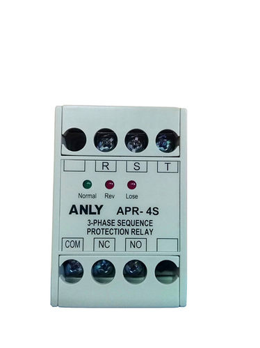 原装正品ANLY安良APR-4S三相相序保护继电器相序马达保护继电器 - 图2