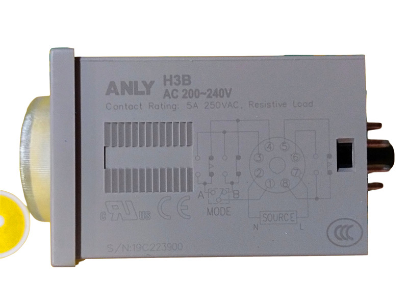 原装正品ANLY安良H3B-B多段限时继电器 时间继电器时间定时器 - 图0