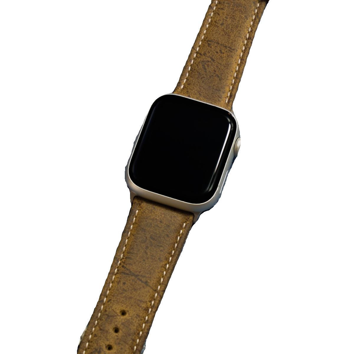 手工制作KUDU油蜡复古皮革适用苹果applewatch手表表带iwatch6789 - 图3