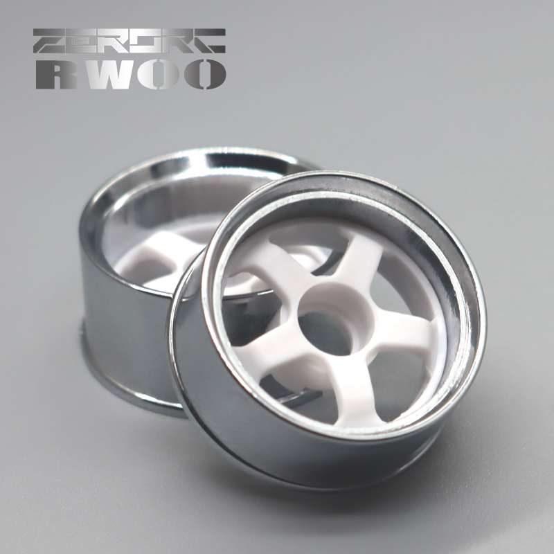 Zerorc零号模式RW00遥控RC漂移蚊车模型可调度数22MM电镀轮毂MR03-图0