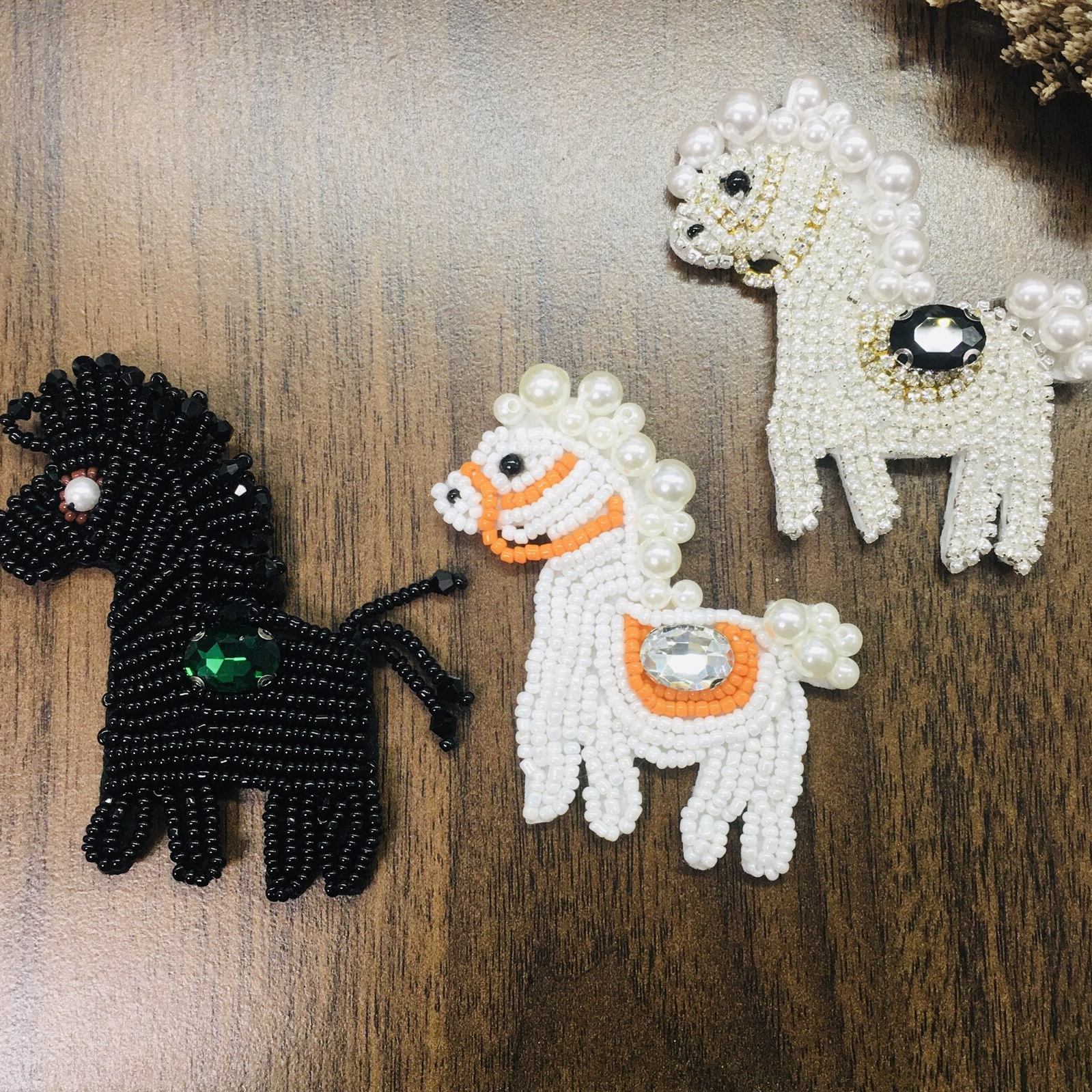 钉珠马年动物布贴手缝服装包包鞋子装饰辅料DIY衣服补丁胸针珠子,淘宝优惠券,粉丝福利购,淘宝优惠卷