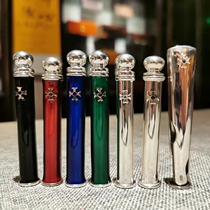 German original clothing imports Sillems cross anchor pure silver enamel tobacco bullfighting men press baton needle tool accessories