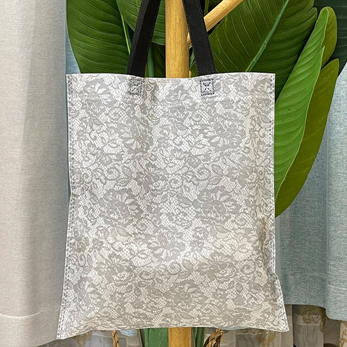 玫瑰蕾丝女装店手提袋无纺布不织布袋子鞋盒包装袋服装环保购物袋 - 图2