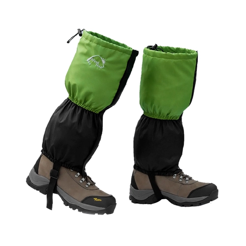 Дорожные зимние мужские детские бахилы подходит для пеших прогулок, лыжные водонепроницаемые гетры, носки, комплект