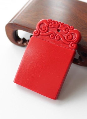 原矿石料粉压朱砂平安无事牌无字牌项链男女毛衣链吊坠挂件坠