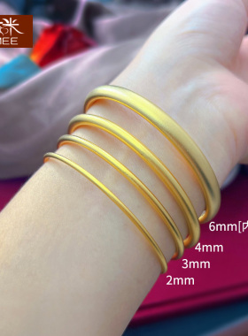 古法传承越南沙金女手镯久不褪色