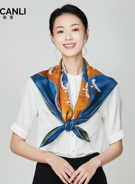 吴蚕里丝巾真丝桑蚕丝女春秋款