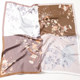 Wu Canli silk scarf women's silk twill spring and autumn square scarf