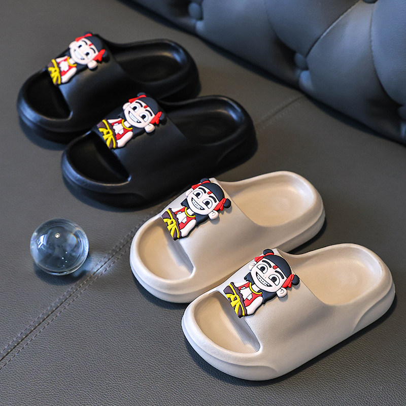 儿童拖鞋夏季EVA男童女童洗澡室内浴室宝宝居家防滑哪吒新款凉拖,淘宝优惠券,粉丝福利购,淘宝优惠卷