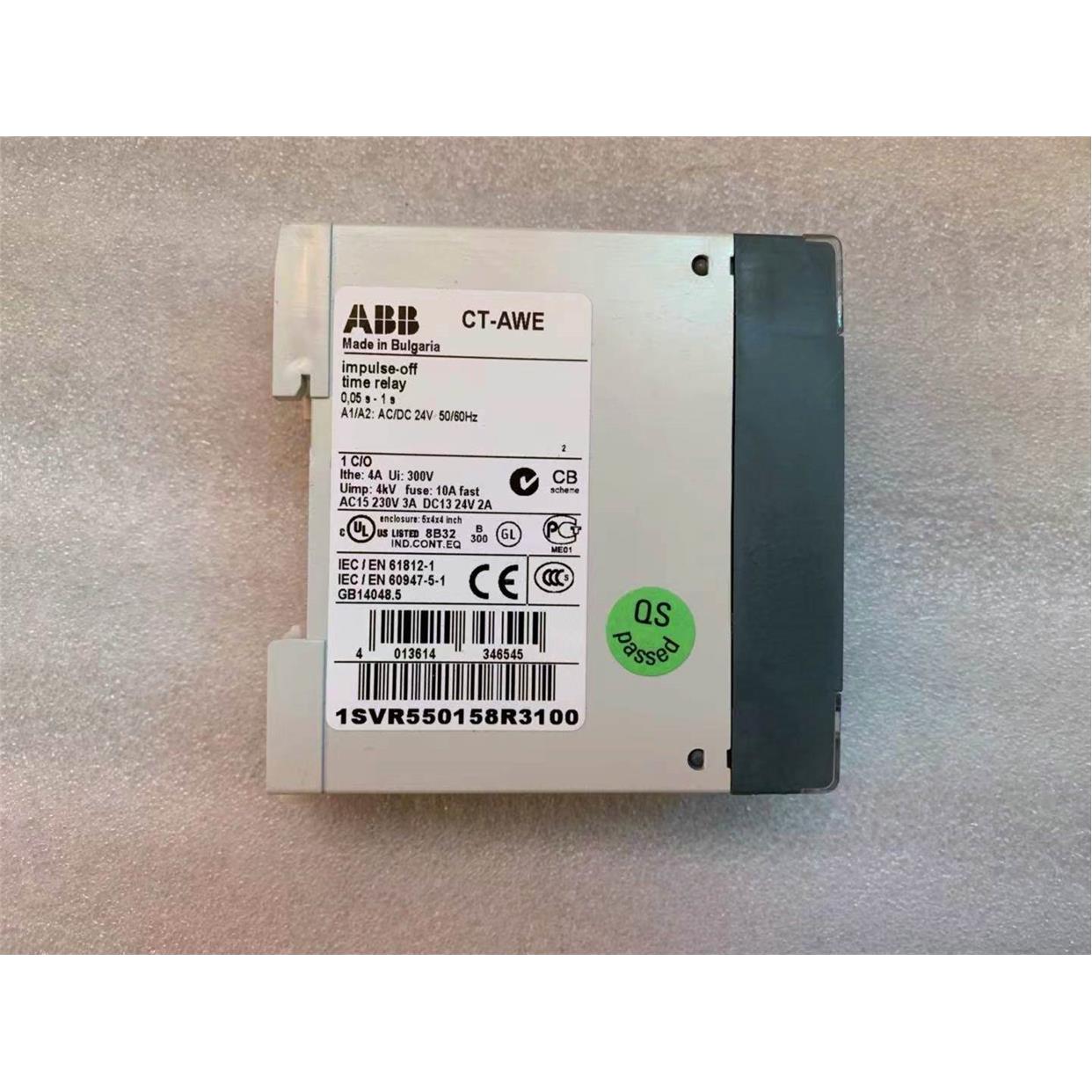 询价全新 原装 正品 进口ABB时间继电器 CT-AWE 1SVR550158R3100 - 图1