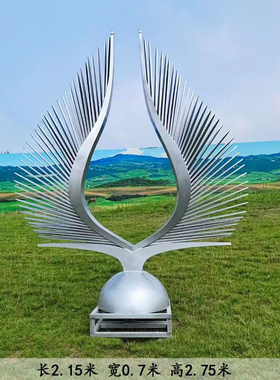 户外商场不锈钢网红兔子雕塑