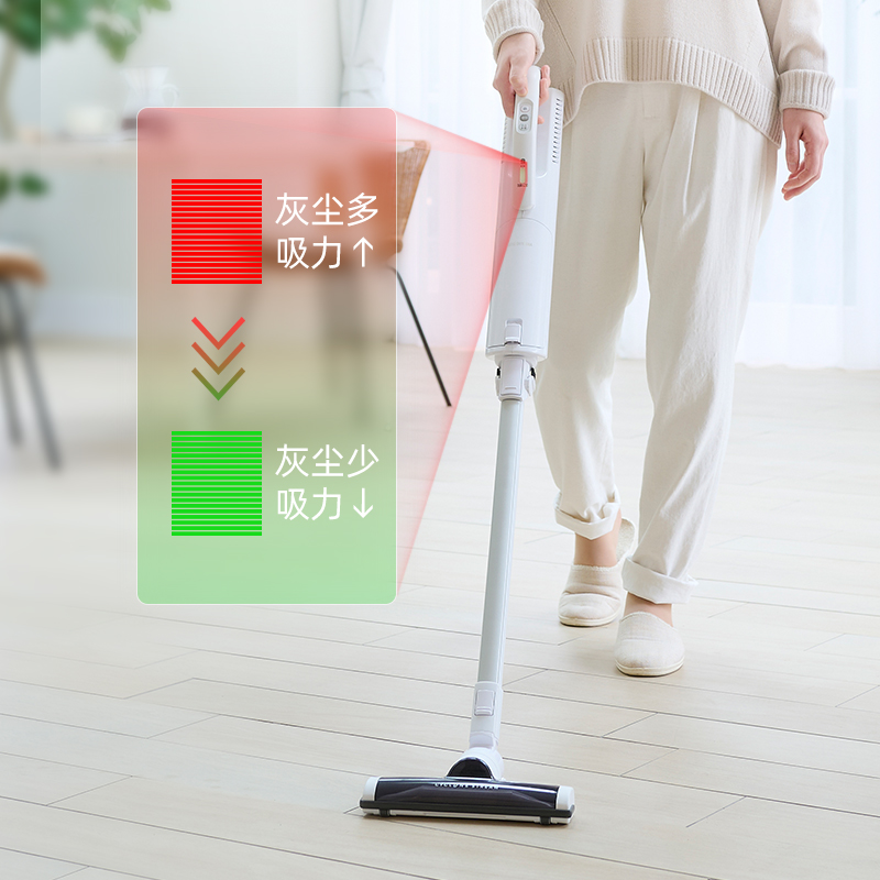 爱丽思IRIS无线吸尘器家用手持轻量小型充电式家车两用爱丽丝