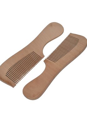 华木缘梨木半成品木梳料已开好齿