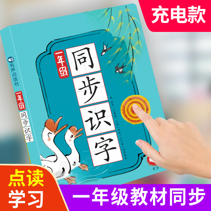 儿童识字大王3000点读机幼儿认字卡片早教笔发声书幼儿园有声神器 - 图1