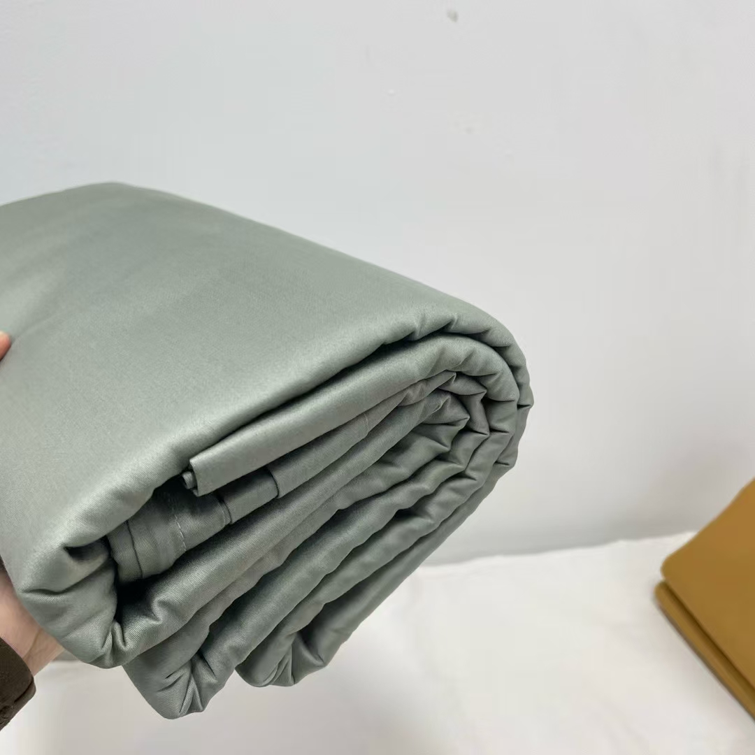 外贸订单剩余面料60支长绒棉贡缎300根标准被套单品 200x230-图2