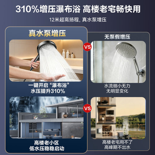 华帝燃气热水器G5S家用天然气16L恒温增压一级能效零冷水571D - 图1