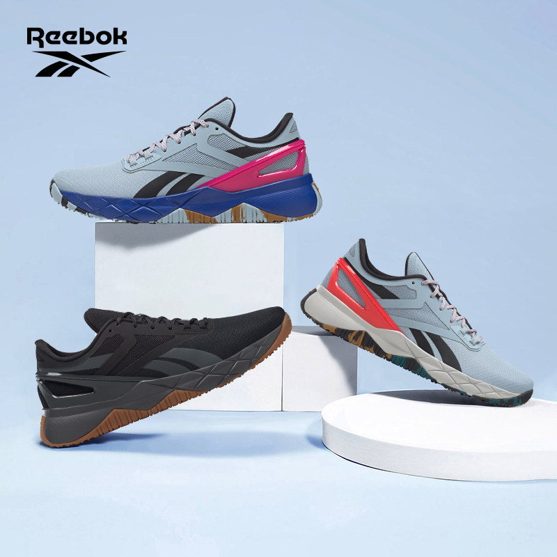 reebok官方nanoflex室内运动男鞋 reebok综合训练鞋/室内健身鞋