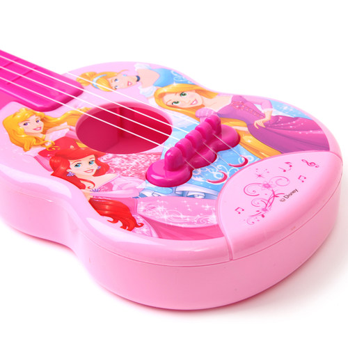 迪士尼公主儿童吉他玩具可弹奏男女孩仿真宝宝初学启蒙乐器礼物品 - 图1