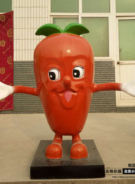玻璃钢水果蔬菜彩绘卡通模型