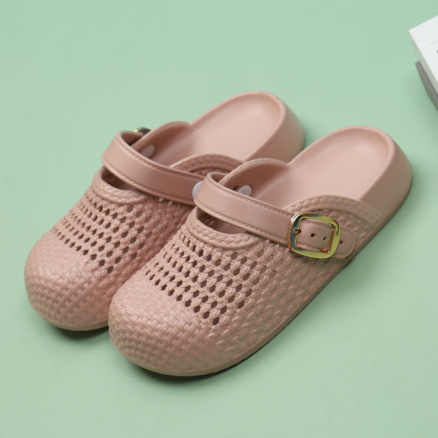 包头凉拖鞋女2026新款防滑踩屎感时尚百搭平底外穿懒人半拖鞋黑色,淘宝优惠券,粉丝福利购,淘宝优惠卷