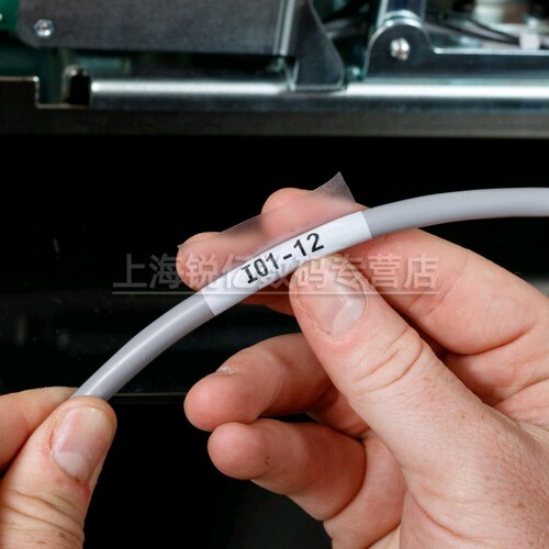M21-750-427 贝迪BRADY M210/BMP21标签  乙烯覆盖保护膜透明/白底黑字 线缆标签 - 图0