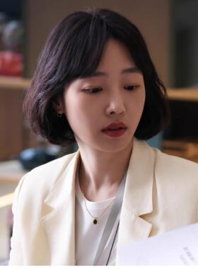 白百何同款锁骨链维罗纳黑玛瑙