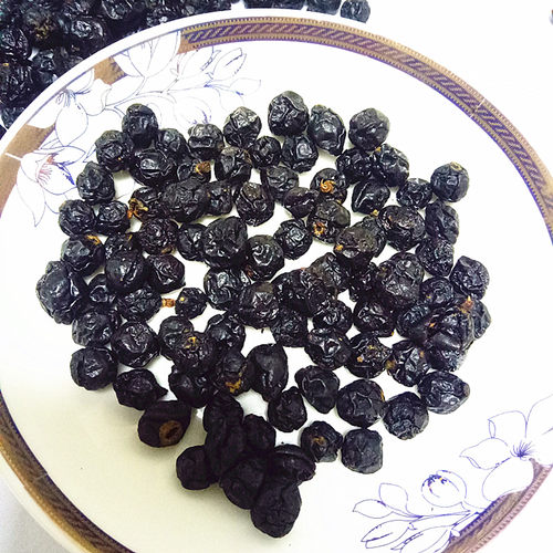 俄罗斯野生黑果 100克天鹅绒天然黑果植物正品进口苦味小黑果袋装 - 图0