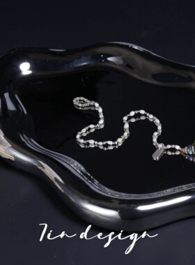 7in 925银手链 【白茶】原创小众设计手作极细复古叠带手链