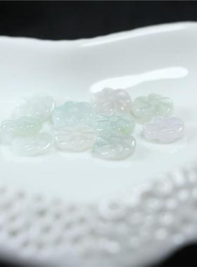 天然货翡翠转运小花玉