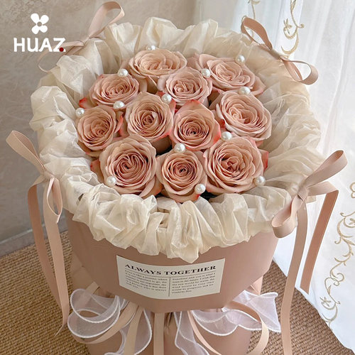 法式果礼材料珍珠配件塑料珠链装饰品果篮耗材水果礼盒diy材料 - 图3