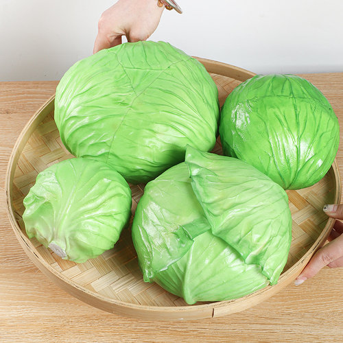 仿真蔬菜模型假生菜叶西兰花包菜水果装饰道具玩具果蔬早教儿童 - 图2