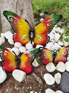 卡通金属工艺户外庭院蝴蝶装饰