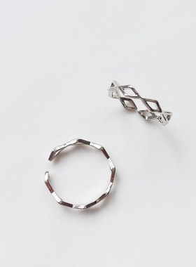 几何镂空百搭学生日韩风戒指