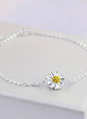 小雏菊手链女夏ins简约小众设计学生2025新款女闺蜜手饰送女友